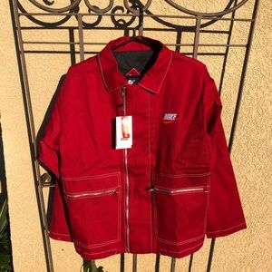Supreme Nike Double Zip Quilted Jean Work Jacket